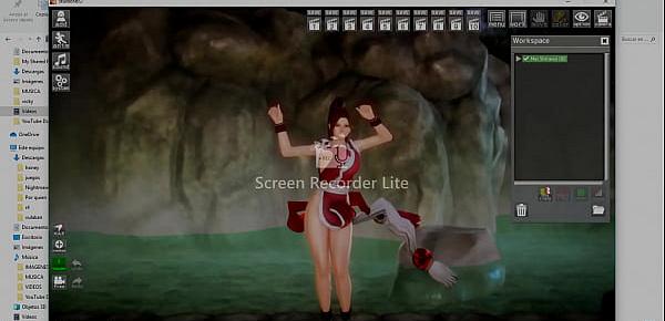  Mai Shiranui dance power rangers zeo theme